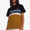Camisetas de rayas con paneles Camisetas de rayas con paneles