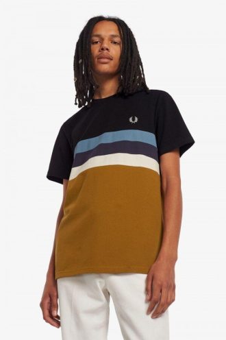 Camisetas de rayas con paneles