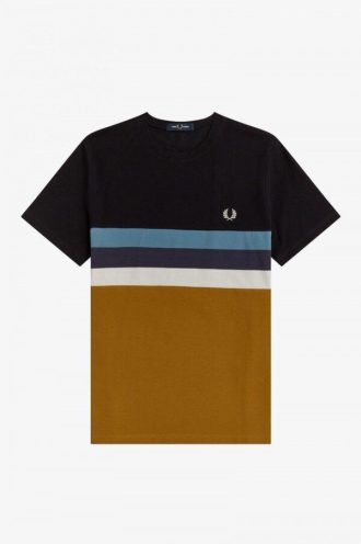 Camisetas de rayas con paneles