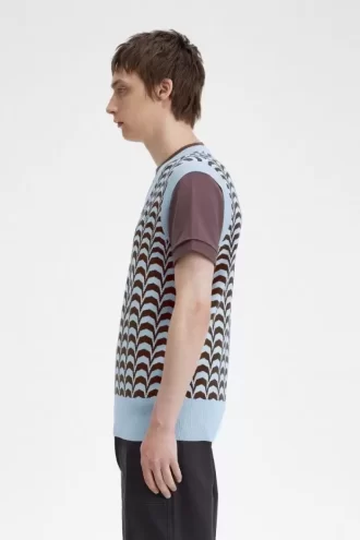 Camisetas de tirantes de jacquard para hombre