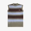 Camisetas de tirantes de punto abierto a rayas para hombre Camisetas de tirantes de punto abierto a rayas para hombre
