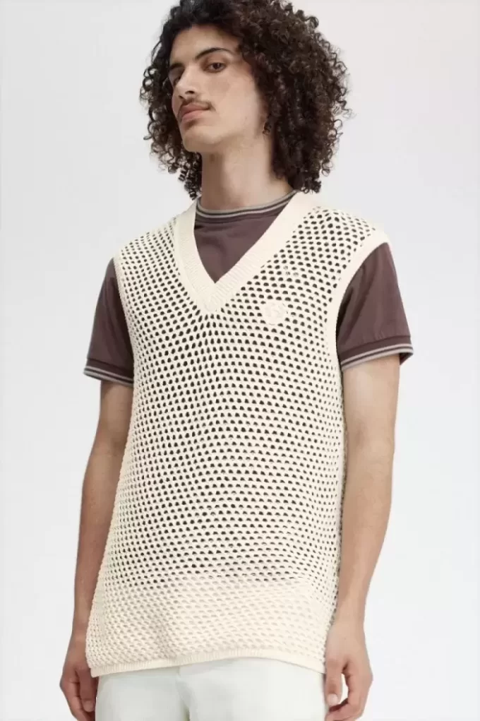 Camisetas de tirantes de punto de encaje para hombre Camisetas de tirantes de punto de encaje para hombre