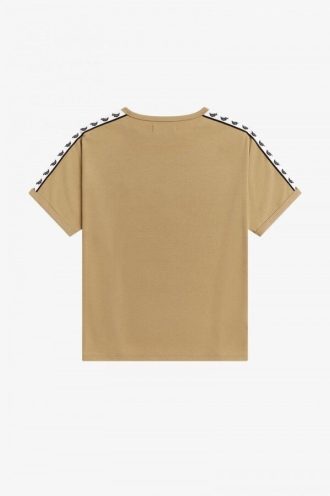 Camisetas Ringer con cinta y corte cuadrado Camisetas Ringer con cinta y corte cuadrado