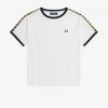 Camisetas Ringer con cinta y corte cuadrado Camisetas Ringer con cinta y corte cuadrado