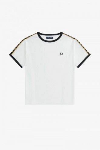 Camisetas Ringer con cinta y corte cuadrado Camisetas Ringer con cinta y corte cuadrado