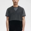 Camisetas sin mangas de chenilla con bloques de color para hombre Camisetas sin mangas de chenilla con bloques de color para hombre
