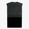 Camisetas sin mangas de chenilla con bloques de color para hombre Camisetas sin mangas de chenilla con bloques de color para hombre