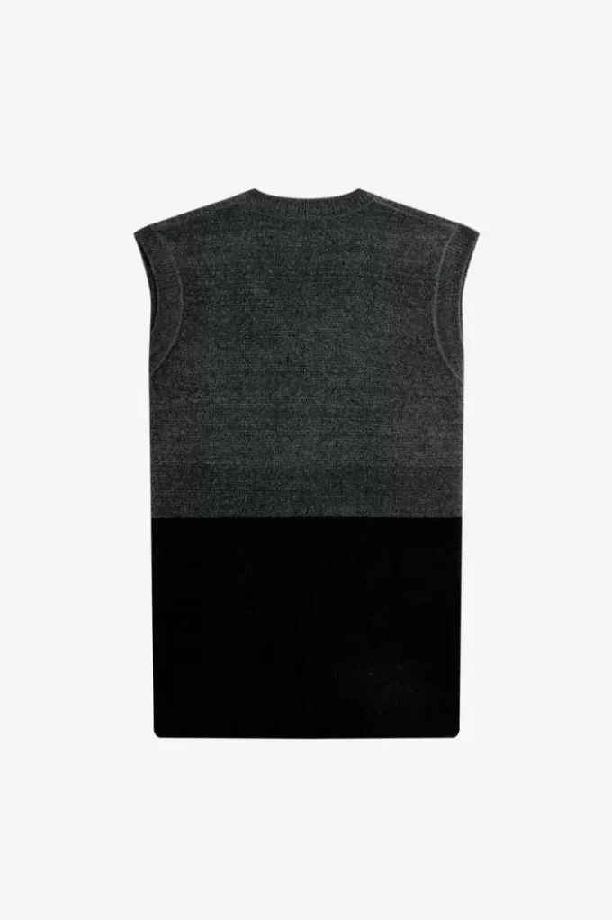 Camisetas sin mangas de chenilla con bloques de color para hombre Camisetas sin mangas de chenilla con bloques de color para hombre