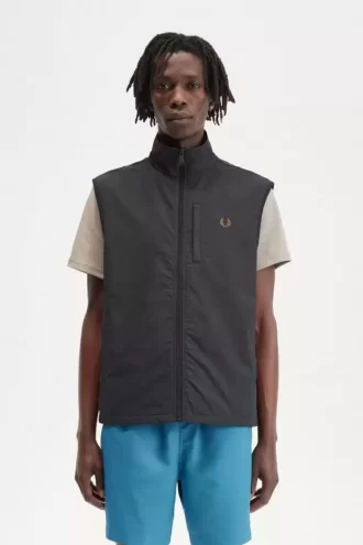 Chaleco de nailon Fred Perry para hombre
