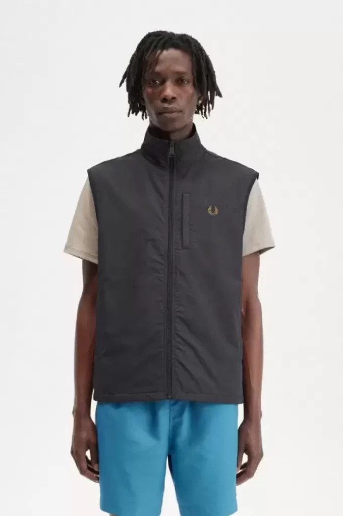 Chaleco de nailon Fred Perry para hombre
