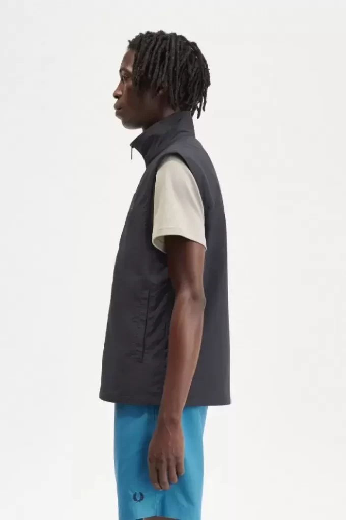 Chaleco de nailon Fred Perry para hombre