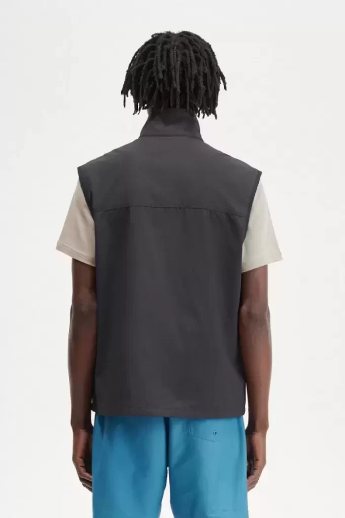 Chaleco de nailon Fred Perry para hombre
