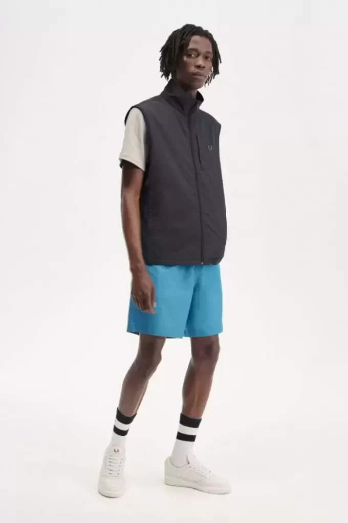 Chaleco de nailon Fred Perry para hombre