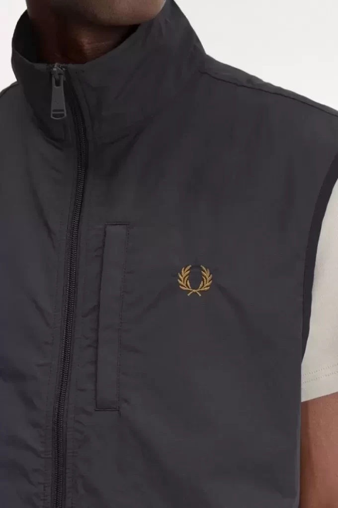 Chaleco de nailon Fred Perry para hombre