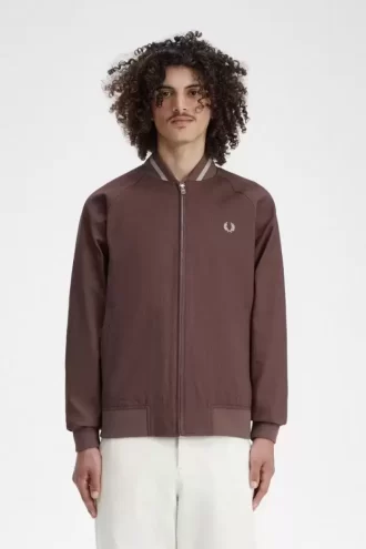 Chaqueta bomber de tenis de pana para hombre
