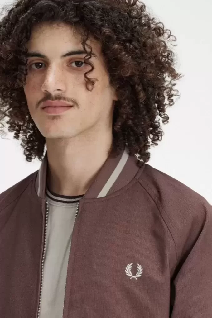 Chaqueta bomber de tenis de pana para hombre Chaqueta bomber de tenis de pana para hombre