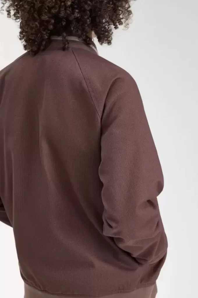 Chaqueta bomber de tenis de pana para hombre Chaqueta bomber de tenis de pana para hombre