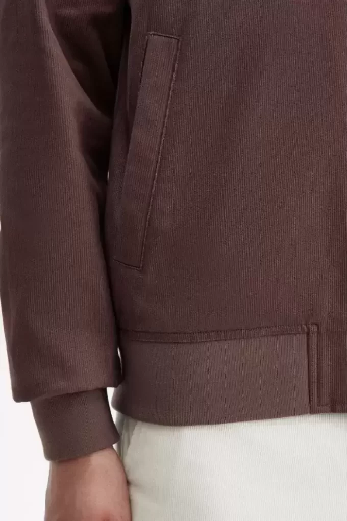 Chaqueta bomber de tenis de pana para hombre Chaqueta bomber de tenis de pana para hombre