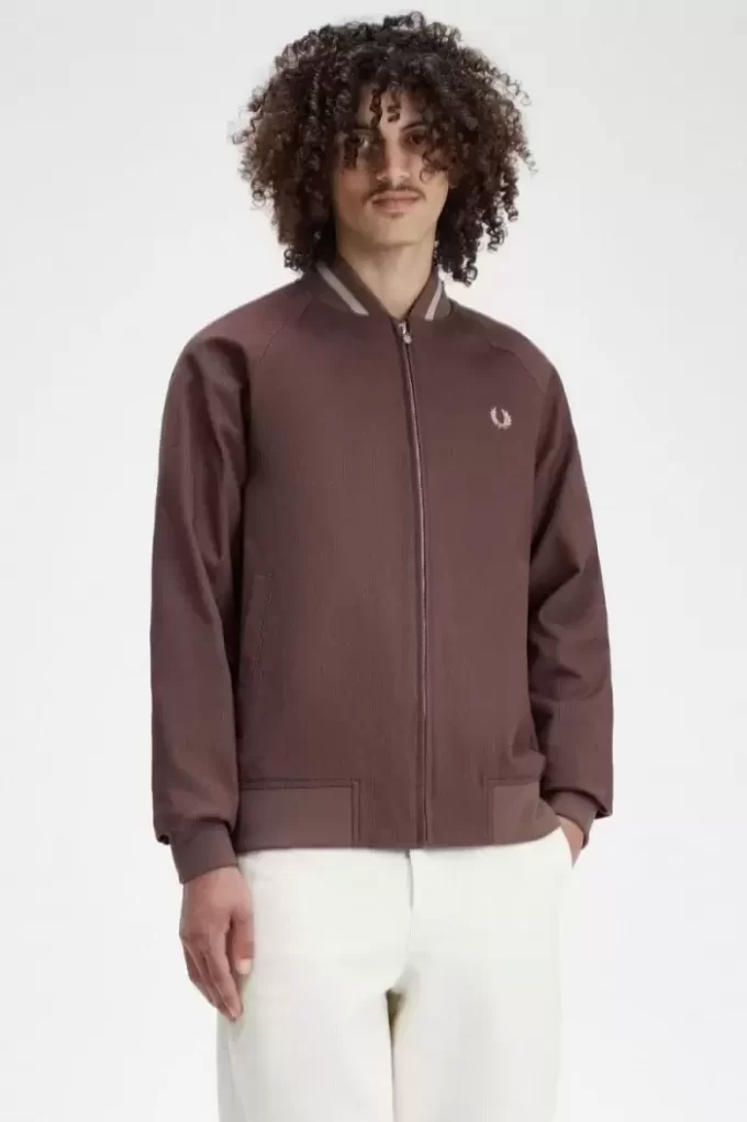Chaqueta bomber de tenis de pana para hombre Chaqueta bomber de tenis de pana para hombre