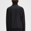 Chaqueta bomber de tenis de punto acanalado para hombre Chaqueta bomber de tenis de punto acanalado para hombre