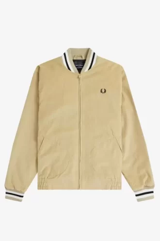 Chaqueta bomber de tenis Needlecord para hombre