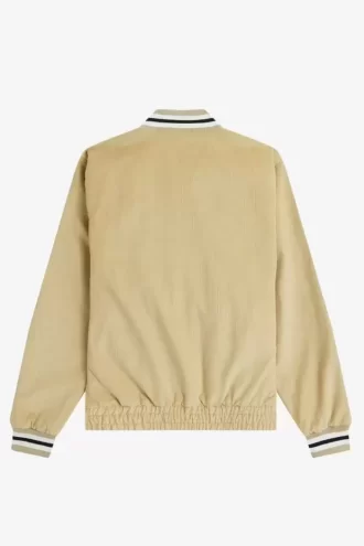 Chaqueta bomber de tenis Needlecord para hombre
