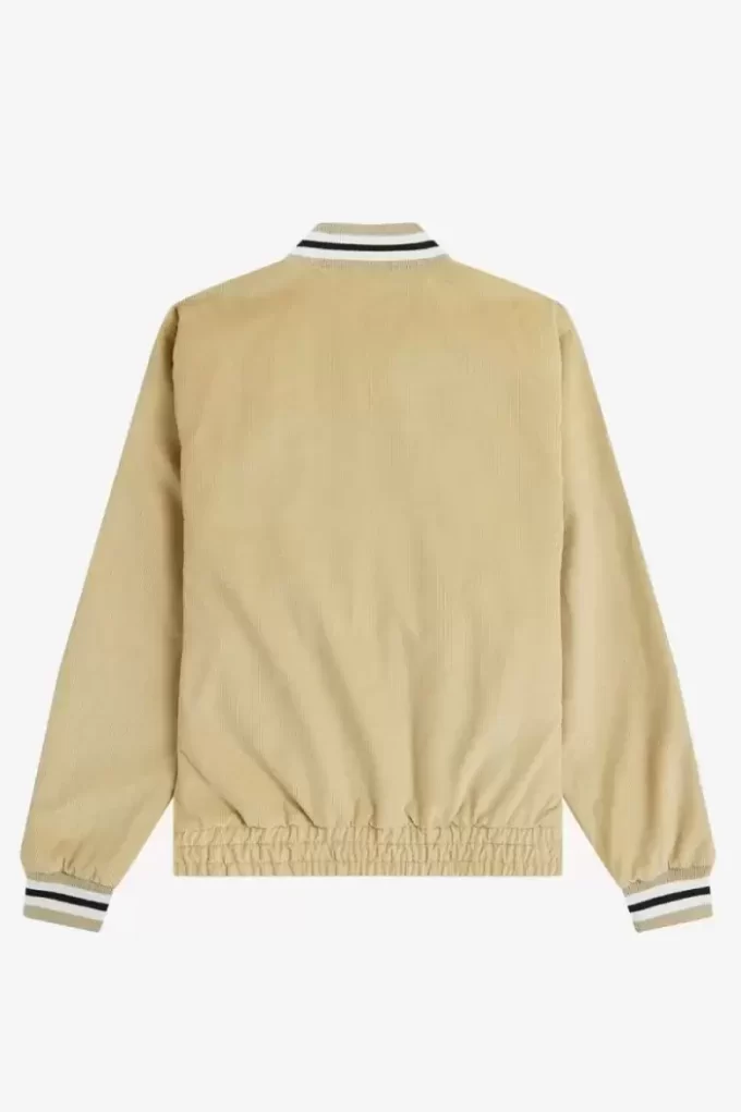 Chaqueta bomber de tenis Needlecord para hombre Chaqueta bomber de tenis Needlecord para hombre