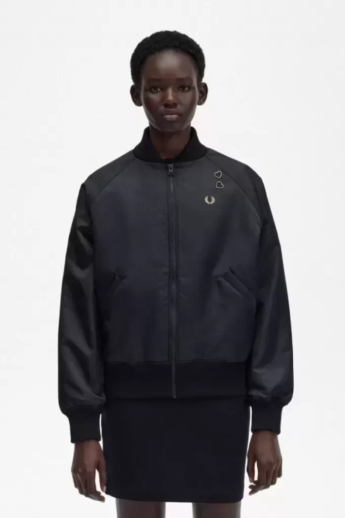 Chaquetas bomber bordadas para mujer Chaquetas bomber bordadas para mujer