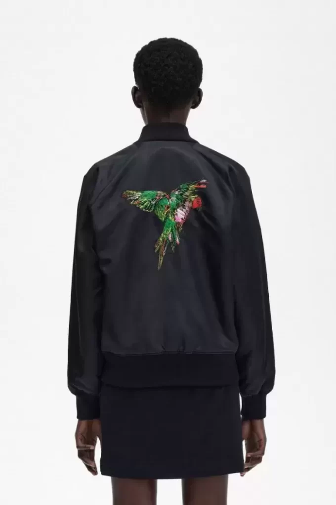 Chaquetas bomber bordadas para mujer Chaquetas bomber bordadas para mujer