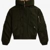 Chaquetas bomber con capucha y esnórquel