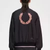 Chaquetas bomber con forro estampado para mujer Chaquetas bomber con forro estampado para mujer