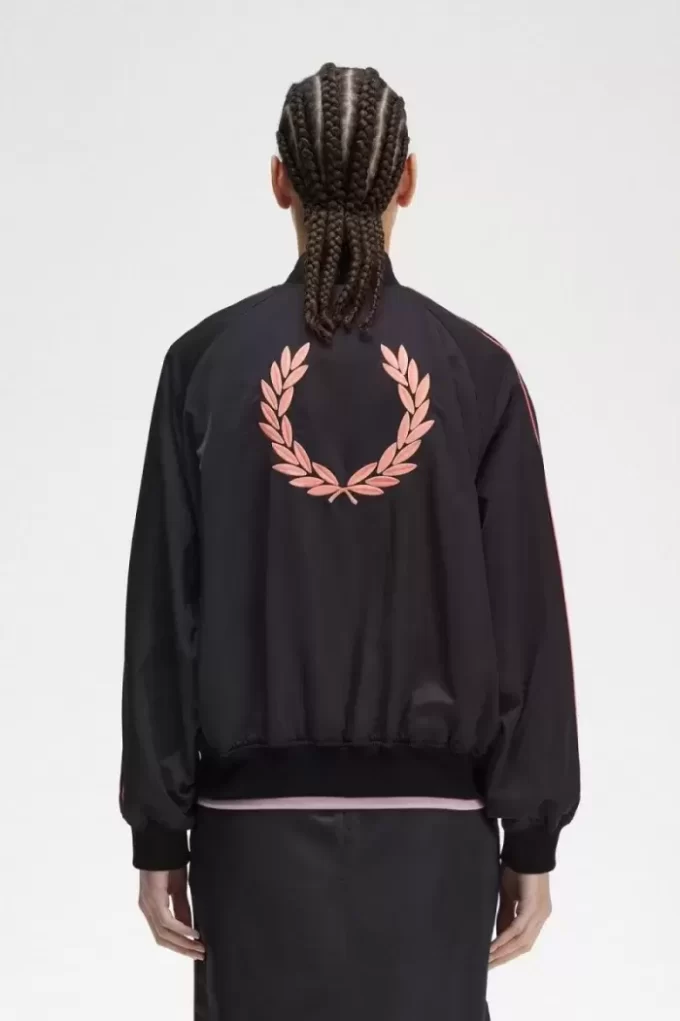 Chaquetas bomber con forro estampado para mujer Chaquetas bomber con forro estampado para mujer