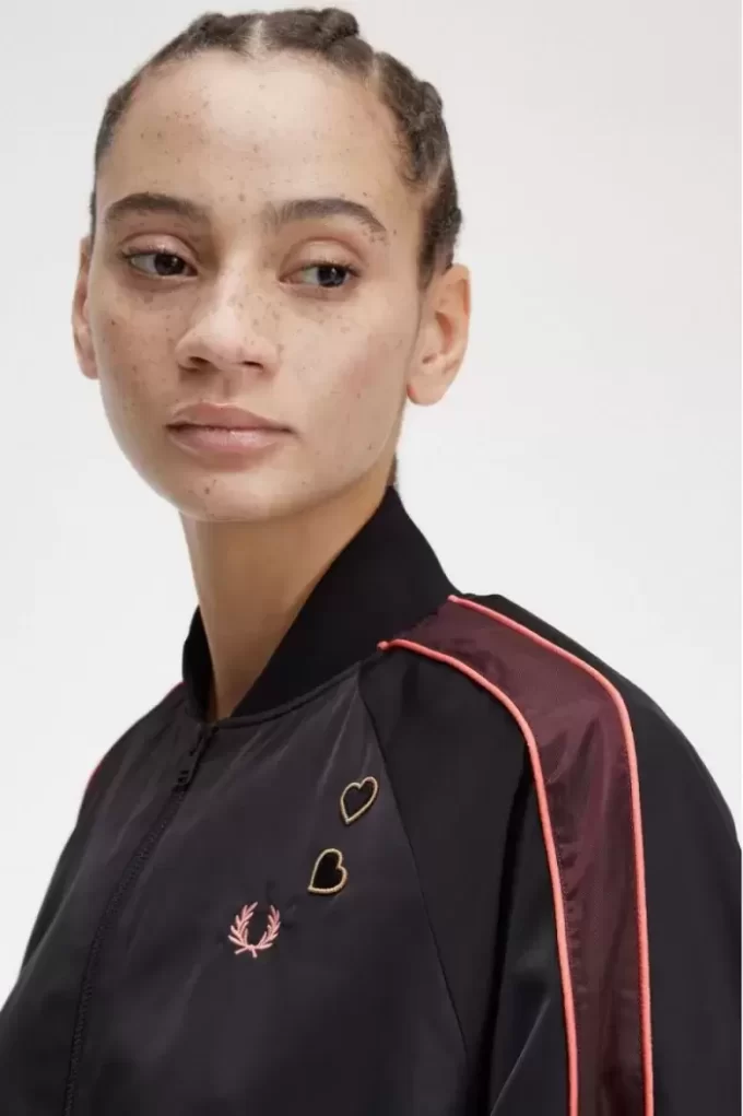 Chaquetas bomber con forro estampado para mujer Chaquetas bomber con forro estampado para mujer