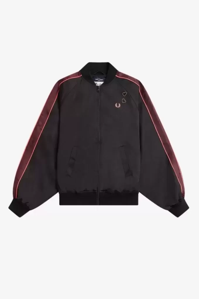 Chaquetas bomber con forro estampado para mujer Chaquetas bomber con forro estampado para mujer