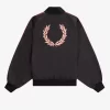 Chaquetas bomber con forro estampado para mujer Chaquetas bomber con forro estampado para mujer