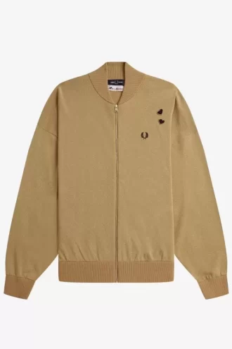 Chaquetas bomber de punto metalizado para mujer, 1964