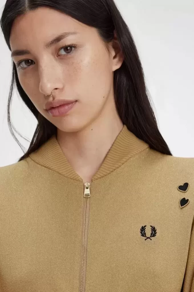 Chaquetas bomber de punto metalizado para mujer, 1964 Chaquetas bomber de punto metalizado para mujer, 1964