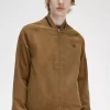 Chaquetas bomber de tenis de pana gofrada para hombre