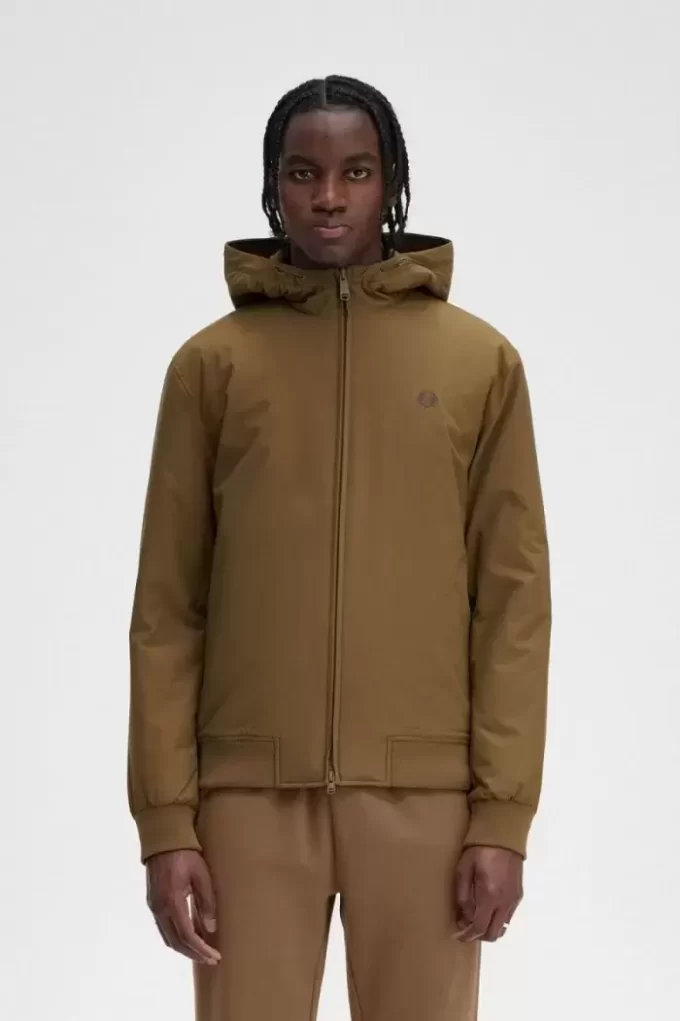 Chaquetas Brentham acolchadas con capucha para hombre Chaquetas Brentham acolchadas con capucha para hombre