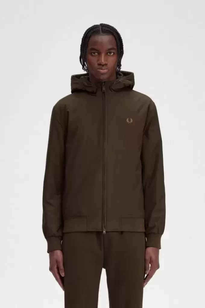 Chaquetas Brentham acolchadas con capucha para hombre Chaquetas Brentham acolchadas con capucha para hombre