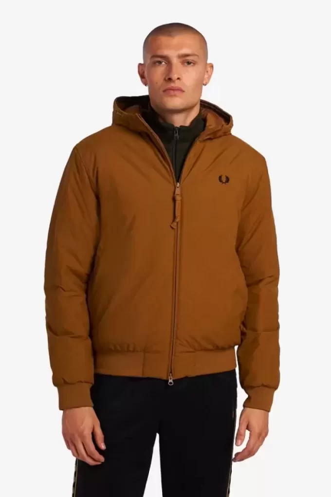 Chaquetas Brentham acolchadas con capucha para hombre Chaquetas Brentham acolchadas con capucha para hombre