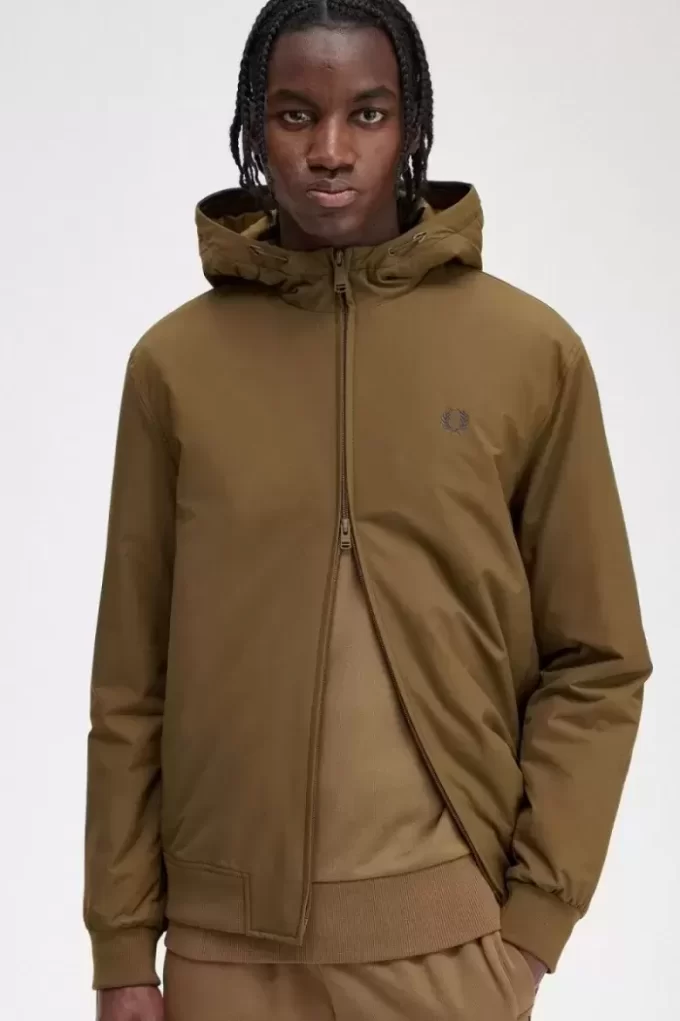 Chaquetas Brentham acolchadas con capucha para hombre Chaquetas Brentham acolchadas con capucha para hombre