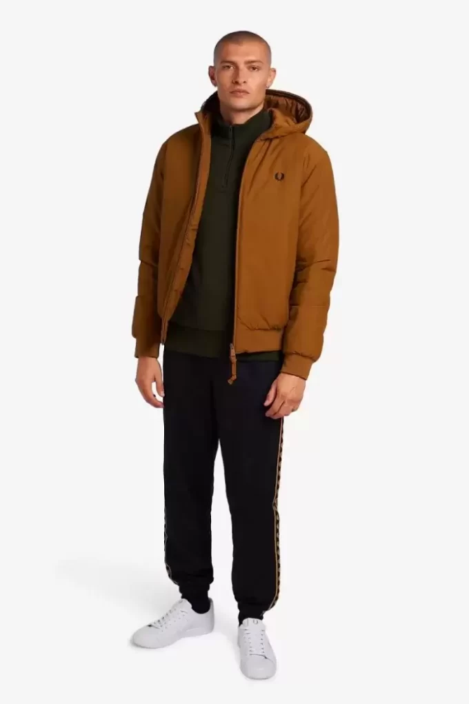 Chaquetas Brentham acolchadas con capucha para hombre Chaquetas Brentham acolchadas con capucha para hombre