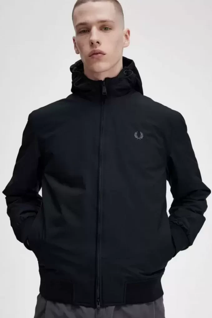 Chaquetas Brentham acolchadas con capucha para hombre Chaquetas Brentham acolchadas con capucha para hombre
