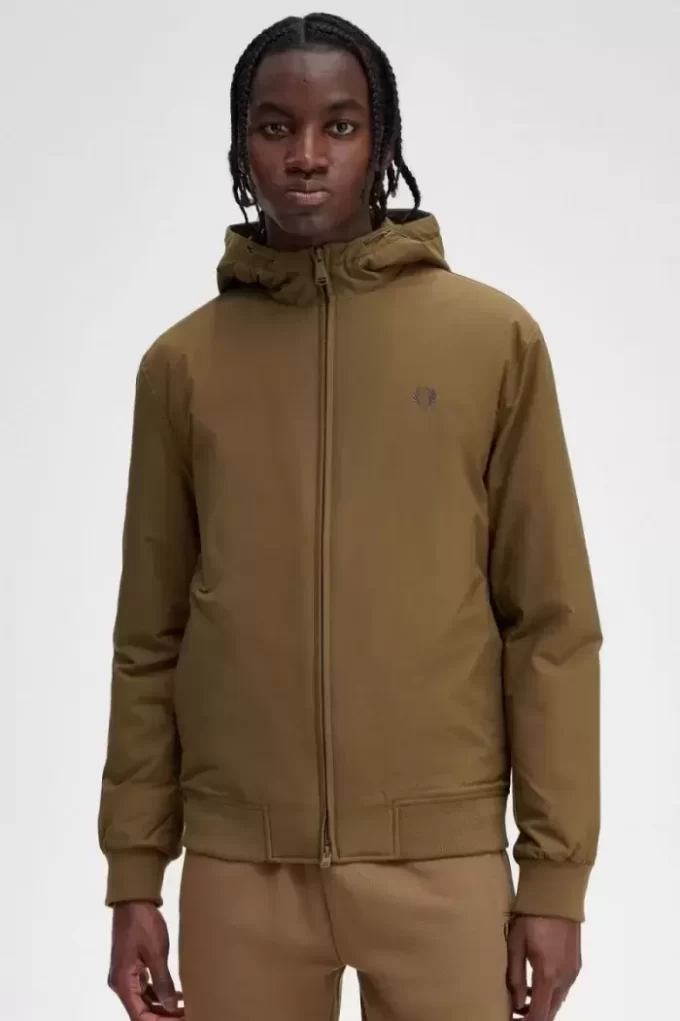 Chaquetas Brentham acolchadas con capucha para hombre Chaquetas Brentham acolchadas con capucha para hombre