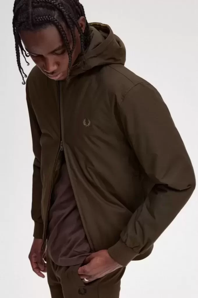 Chaquetas Brentham acolchadas con capucha para hombre Chaquetas Brentham acolchadas con capucha para hombre