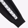 Chaquetas de chándal cortas con cinta para mujer Chaquetas de chándal cortas con cinta para mujer