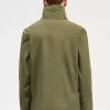 Chaquetas de hombre con bolsillo de parche y cremallera