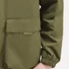 Chaquetas de hombre con bolsillo de parche y cremallera