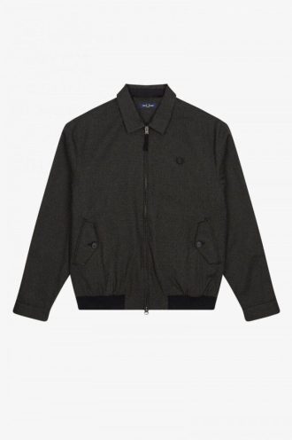 Chaquetas de mezcla de lana con cremallera